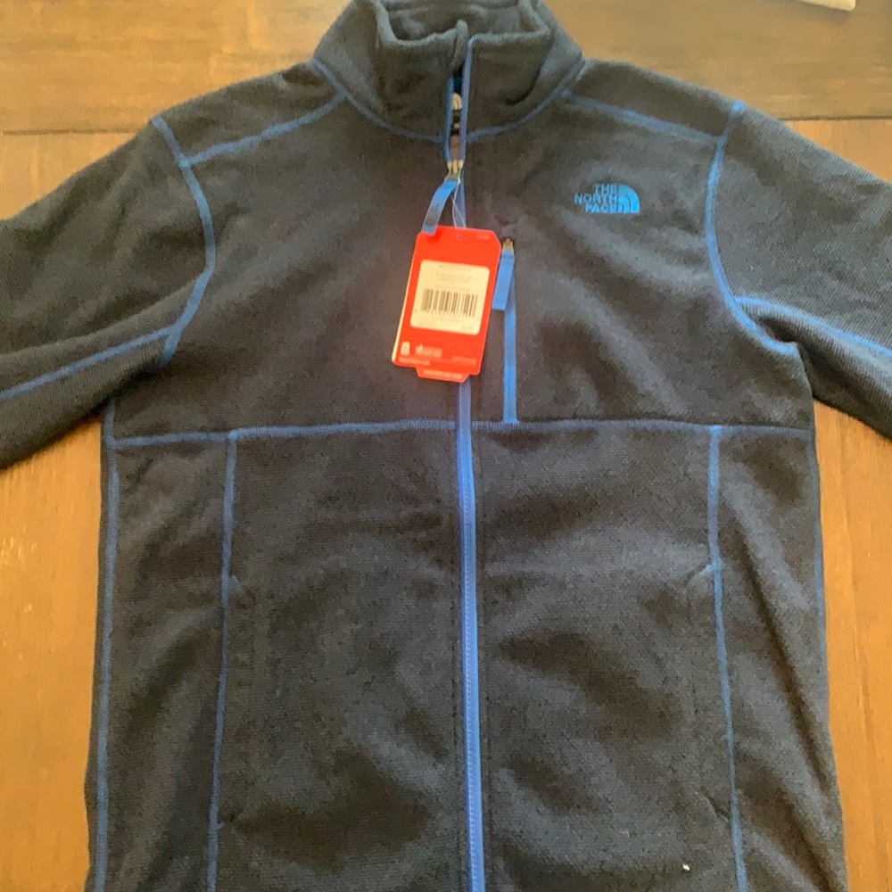 North Face navy blue pullover